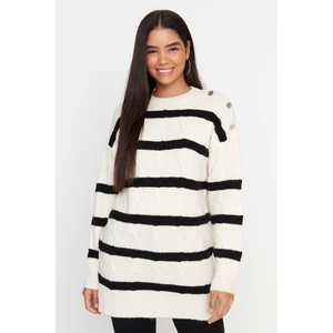 Trendyol Sweater - Ecru - Regular fit
