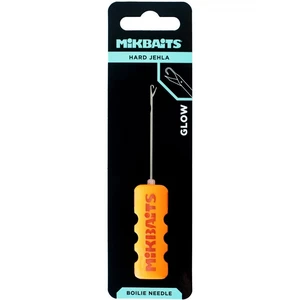 Mikbaits boilie jehla hard glow oranžová se zobáčkem svítící