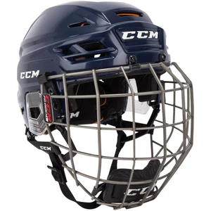 CCM Casque de hockey Tacks 710 Combo SR Bleu L