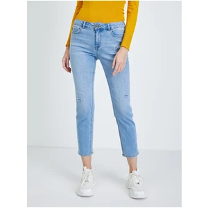 Light Blue Straight Fit Jeans ORSAY - Women