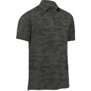 Callaway Mens Digital Camo Jacquard Polo Dark Lichen Heather XL