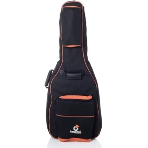 Bespeco BAG410AG Tasche für akustische Gitarre, Gigbag für akustische Gitarre Schwarz-Orange