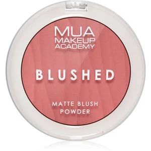 MUA Makeup Academy Blushed Powder Blusher pudrová tvářenka odstín Rouge Punch 5 g