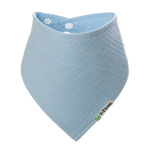 T-TOMI BIO Muslin Bib podbradníček Blue 30x45 cm