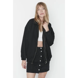 Trendyol Jacket - Black - Regular fit