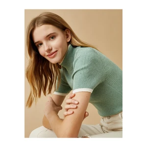 Koton Sweater - Green - Regular fit