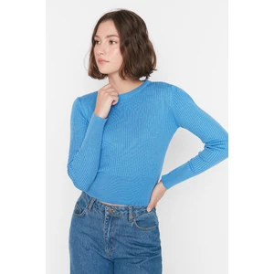 Trendyol Sweater - Blue - Regular fit