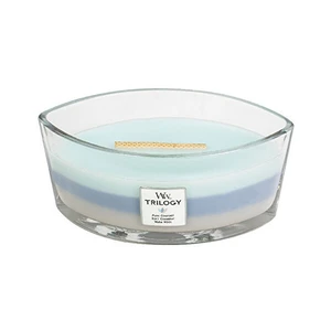 WoodWick Vonná sviečka loď Trilogy Woven Comfort s 453 g