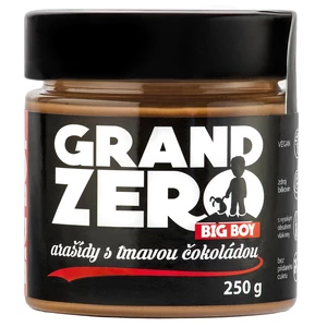 Big Boy Arašídový krém Grand Zero 250 g tmavá čokoláda