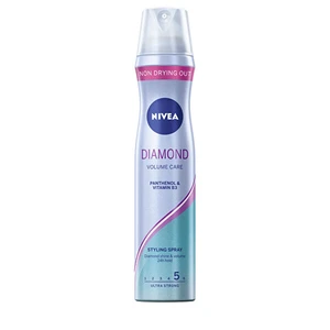 Nivea Ošetrujúce lak na vlasy pre oslňujúci lesk vlasov Diamond Volume Care ( Styling Spray) 250 ml