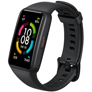 Fitness náramok Honor Band 6 čierny (55026702-001... Fitness náramek 1.47" AMOLED ,  akcelerometer, krokoměr, senzor srdečního tepu, kalorie, budík,