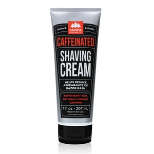 Pacific Shaving Pánsky kofeínový krém na holenie Caffeinated (Shaving Cream) 207 ml