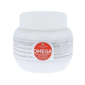 Kallos Regenerační maska na vlasy s omega-6 komplexem a makadamia olejem (Omega Hair Mask) 275 ml