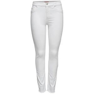 ONLY Dámské slim fit džíny ONLBLUSH 15155438 White M/32