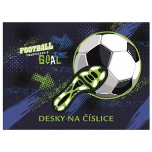 Desky na číslice Fotbal [Papírenské zboží]