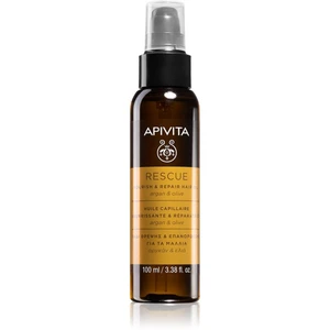 Apivita Holistic Hair Care Argan Oil & Olive hydratační a vyživující olej na vlasy s arganovým olejem 100 ml