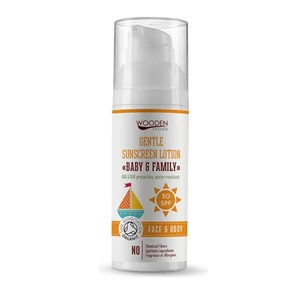 WoodenSpoon Opalovací tělové mléko Baby & Family SPF 30 WoodenSpoon 50 ml