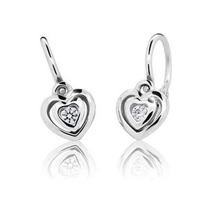Cutie Jewellery Detské náušnice z bieleho zlata C2177-10-10-X-2