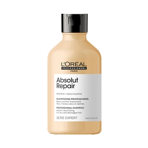 L’Oréal Professionnel Serie Expert Absolut Repair Gold Quinoa + Protein hĺbkovo regeneračný šampón pre suché a poškodené vlasy 300 ml