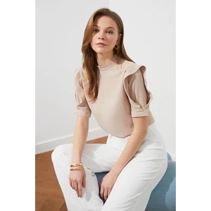 Trendyol Blouse - Brown - Regular fit
