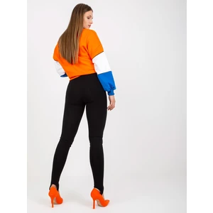 Basic black cotton leggings