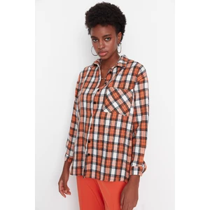 Trendyol Orange Oversize Shirt
