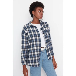 Trendyol Blue Oversize Shirt