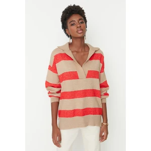 Trendyol Sweater - Brown - Regular fit
