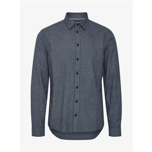 Dark Blue Brindle Shirt Blend - Men