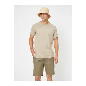 Koton Cotton Woven Bermuda Shorts