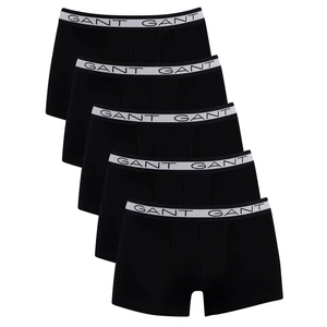 5PACK pánské boxerky Gant černé (902035553-005)