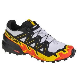 Salomon Speedcross 6 EU 45 ⅓, White/Black/Empire Yellow Pánské boty