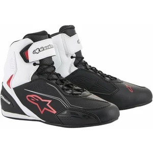 Alpinestars Faster-3 Shoes Black/White/Red 39 Motoros cipők