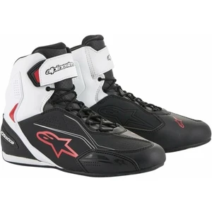 Alpinestars Faster-3 Shoes Black/White/Red 39 Bottes de moto