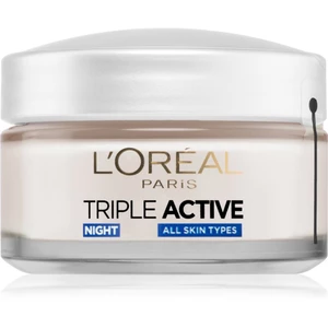 L’Oréal Paris Triple Active Night nočný hydratačný krém pre všetky typy pleti 50 ml
