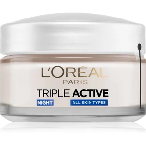 L’Oréal Paris Triple Active Night noční hydratační krém pro všechny typy pleti 50 ml