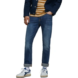 Jack&Jones Pánské džíny Slim Straight Fit JJITIM 12146384 Blue Denim 33/36