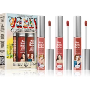 theBalm Voyage Vacay Trio matná sada na pery (3 ks)