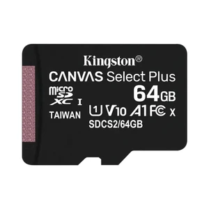 64GB microSDXC Kingston Canvas Select Plus  A1 CL10 100MB/s bez adapteru