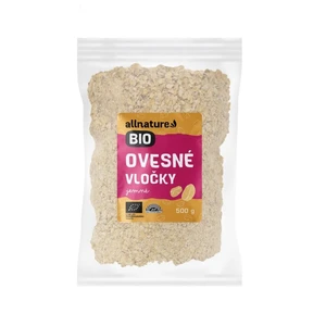 Allnature Ovsené vločky jemné BIO 500 g