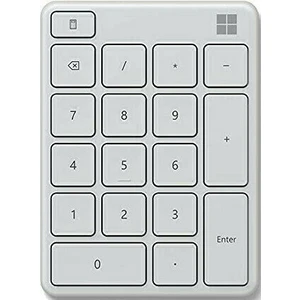 Microsoft Bluetooth Number Pad Wireless Glacier