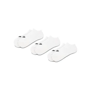 Sada 3 párů nízkých ponožek unisex adidas - Trefoil Liner S20273  White/White/Black