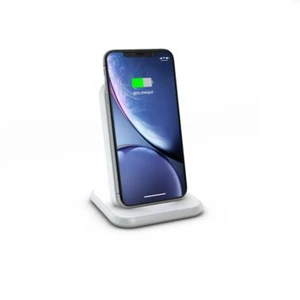 ZENS Stand Aluminium Wireless Charger White