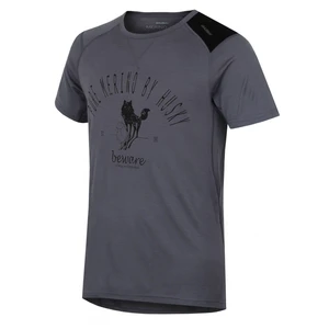 Merino thermal underwear T-shirt short men&#39;s Sheep gray