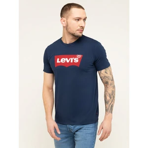 Levi's® Unisex Triko Set-In Neck Modrá