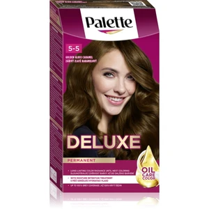 Schwarzkopf Palette Deluxe farba na vlasy odtieň 5-5 555 Golden Gloss Caramel