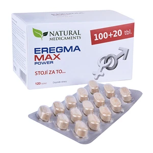 Natural Medicaments Eregma MAX power 100 tbl. + 20 tbl. ZDARMA