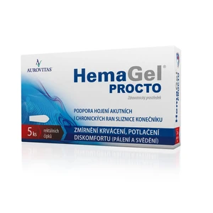 APOTEX HemaGel PROCTO čípky 5 kusov