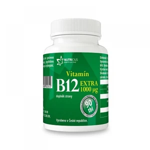 Doplněk stravy Vitamín B12 Extra Nutricius (90 tablet)