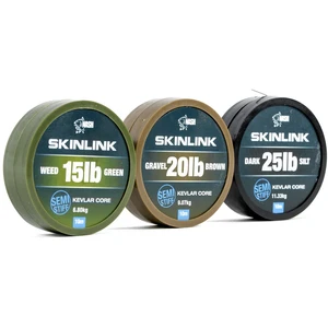 Nash náväzcová šnúrka obalená skinlink semi stiff 10 m weed zelená-priemer 15 lb / nosnosť 6,80 kg